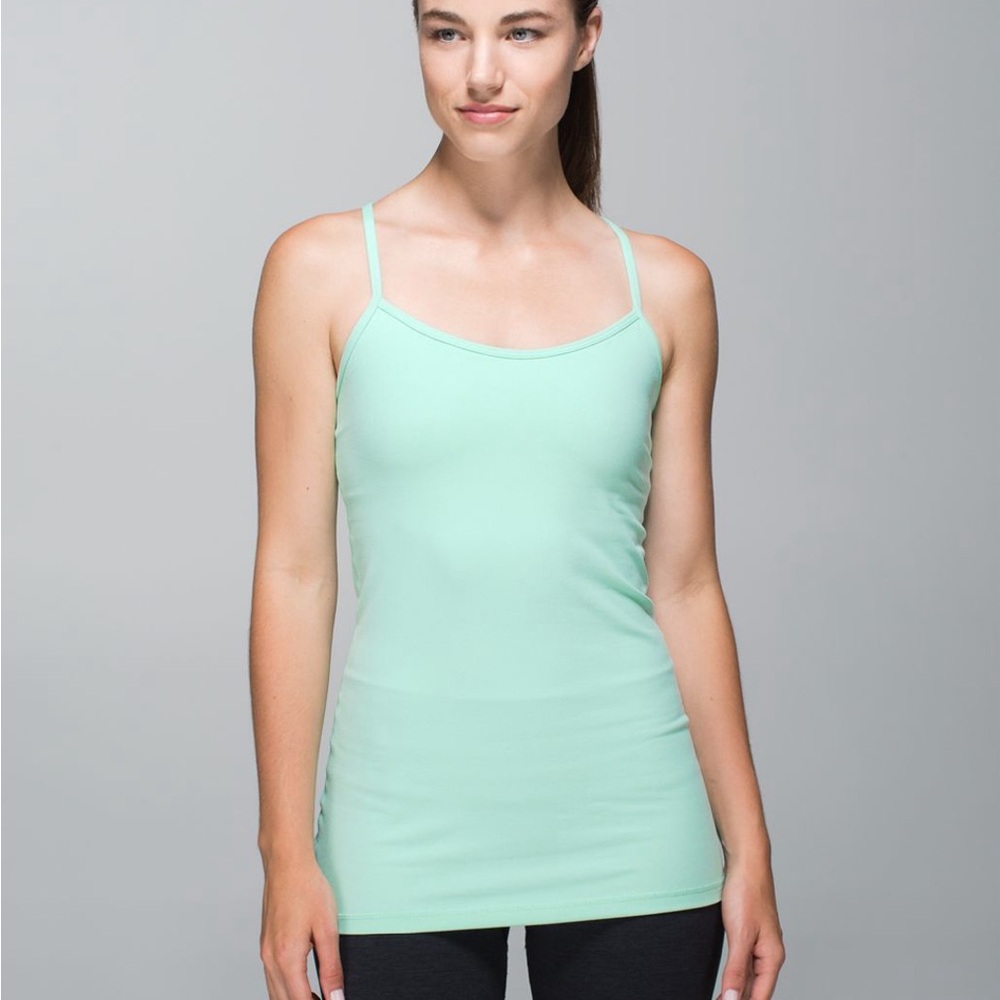 Lululemon Power Y Tank - size 6- Toothpaste